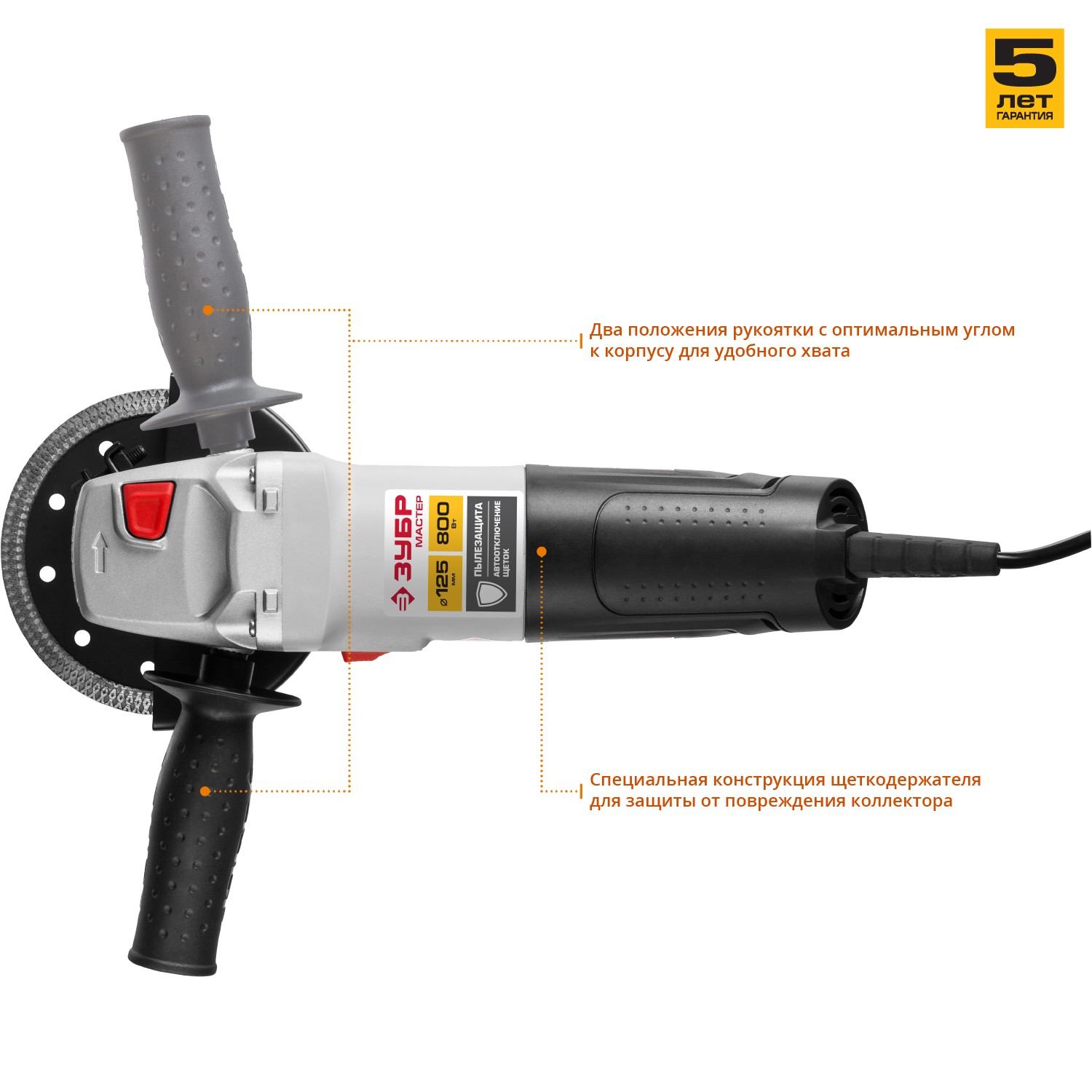 УШМ (Болгарка), 125 мм УШМ-125-800 М3