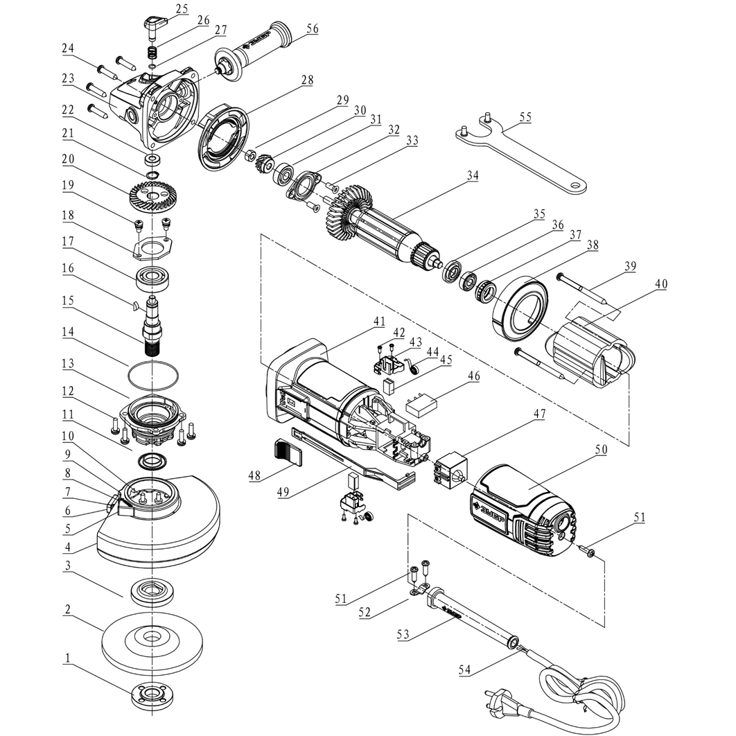 УШМ (Болгарка), 125 мм, компакт УШМ-П125-900