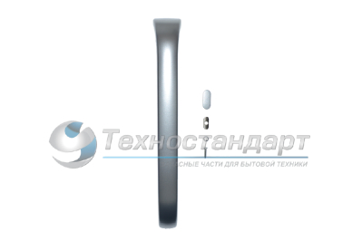 Ручка холодильника  Bosch, серебристая, код 369551