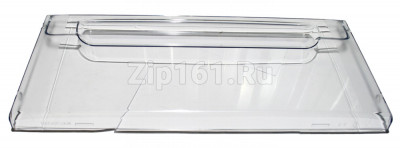 Панель ящика прозрачная 195x430мм холодильника Атлант 774142101100