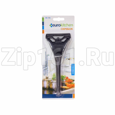 Скребок для чистки стеклокерамики, черный Eurokitchen RS-11N