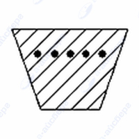 Ремень 3 L 513 Merloni 104498 1.11.000.56