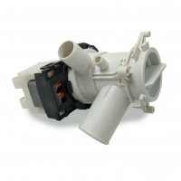 Помпа с улиткой стиральной машины клеммы под фишку Beko 2801100100